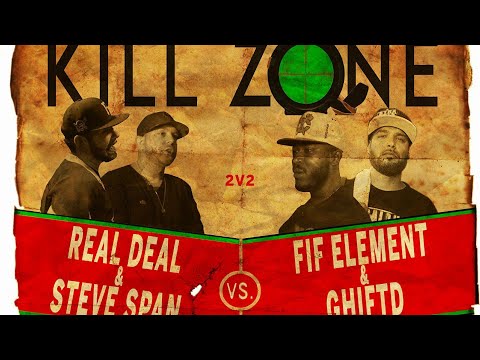 NCBL Presents Kill Zone ****Real Deal & Steve Span vs Ghiftd & Fif Element****
