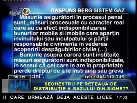 Sighetul de azi 24 martie 2014 - SECHESTRU PE REȚEAUA DE DISTRIBUȚIE A GAZULUI DIN SIGHET?