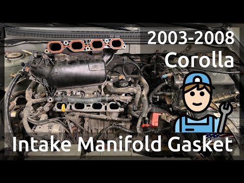 Corolla Intake Manifold Gasket Replacement (2003-2008), Fixing Surging Cold Start Idle