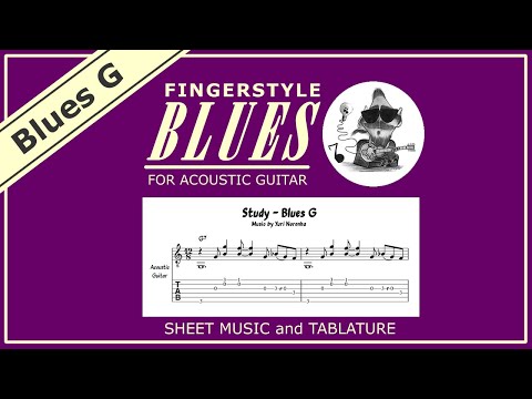 Fingerstyle Blues in G for Acoustic Guitar (Sheet Music and TAB)