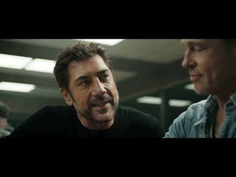 Night exterior of Las Vegas strip and F1 car from trailer