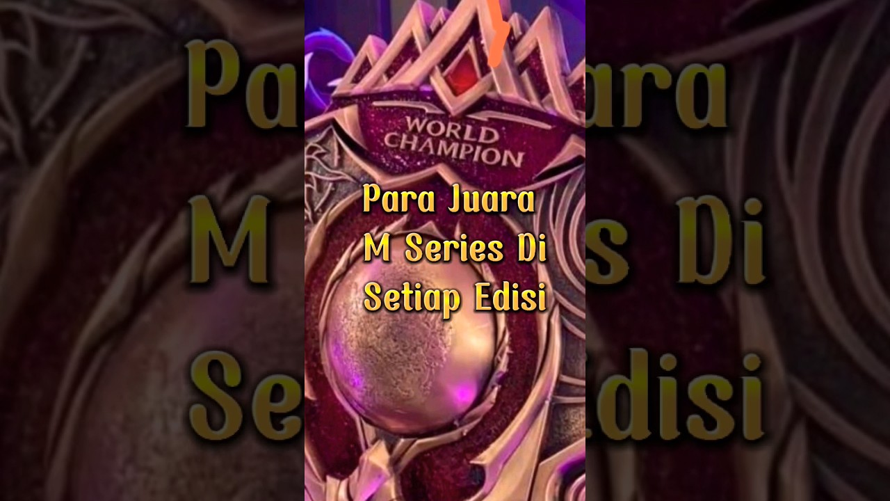 Juara M Series Mobile Legend World Championship Setiap Edisi🔥🔥 #evos #mplid #rrqhoshi #rrq #shorts