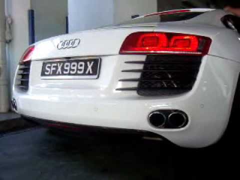 QuickSilver Audi R8 'Titan-Sports' Exhaust Montage