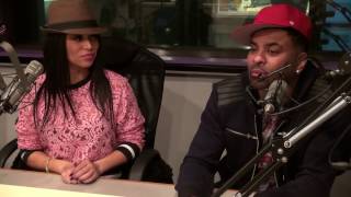 GINUWINE & Chanté Moore Interview with Sharon "La Loca" Montero @ Radio 103.9