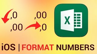 How to Format Numbers in Excel for iPad