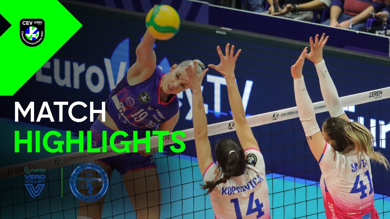 Highlights | Vero Volley MILANO vs. OK Železničar LAJKOVAC  | CEV ZEREN Group CLVolleyW 2026