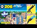 206 Elimination RANKED RELOAD Gameplay Wins Fortnite Chapter 7 PS5 Controller