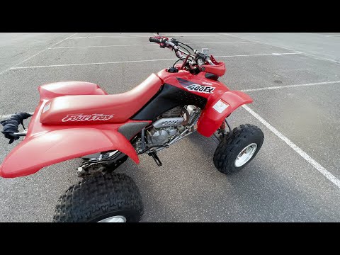 2001 Honda TRX 400EX FourTrax - Sportrax - Walk around - Start up -
