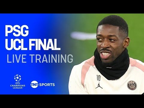 LIVE: PSG's final training session ahead of Champions League final against Inter Milan