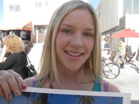 Pretty, Young,  Southern California Blonde Girl on Venice Beach.