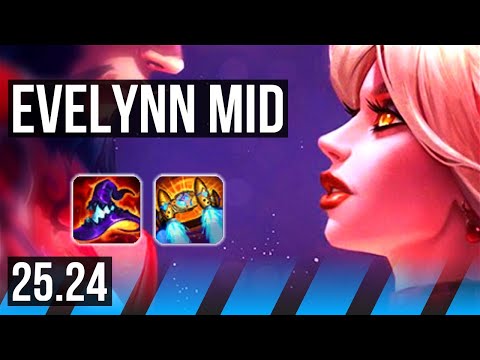EVELYNN vs AHRI (MID) | EUW Diamond | 25.24