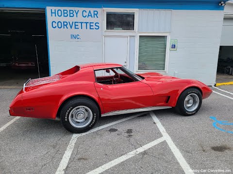 1977 Red Red Corvette T Top Video