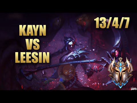 BUFFS - Kayn Jungle Vs Leesin - EUChallenger Patch 9.21