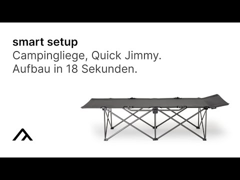 qeedo | Quick Jimmy Campingliege, steht in 18 Sekunden – Smart Setup
