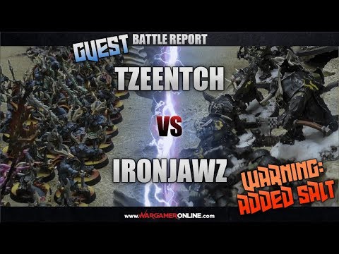 AoS Batrep Tzeentch vs Ironjawz Generals Handbook 2017