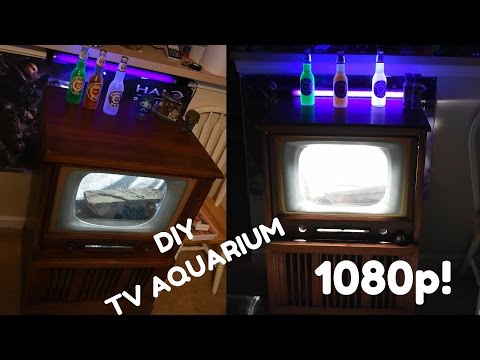 DIY TV Aquarium Build! | 1080p