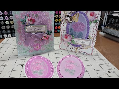 Anna Griffin parchment craft tools and vellum layers, let's make a card!