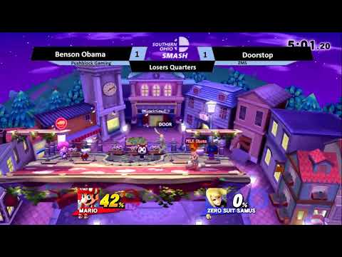 [SOS 4] Losers Quarters - PBLK | Benson Obama (Mario) vs ZMS | Doorstop (ZSS)