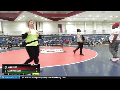 94 Lbs Quarterfinal - Ethan Dimos, OH Vs Chazz Robinson, IL 4752