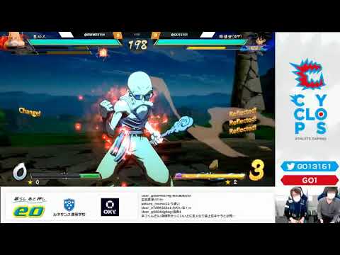 DBFZ offline match FT30 GO1 VS. kawamatsu part1