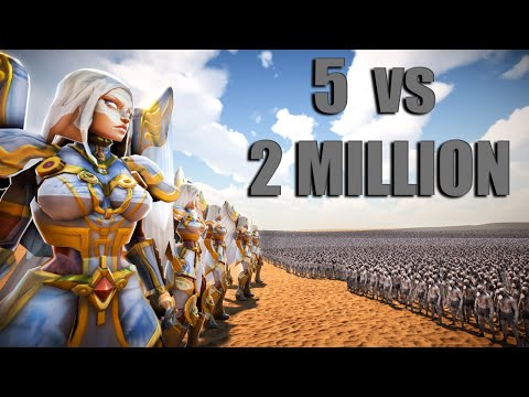 5 Angels general vs 2,000,000 zombies - uebs2 (4K)