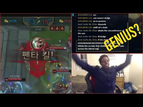 Tyler1 Is a Genius | Kadeem Singing | KZ Khan Riven Pentakill