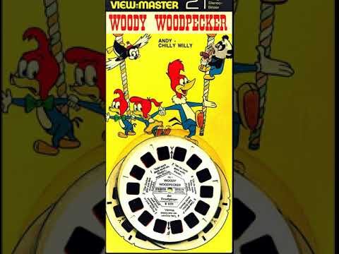 View-Master Lesung von Woody Woodpecker, vom 3D Blister, Hörbuch, Hörspiel, Talking, Abenteuer,Theme