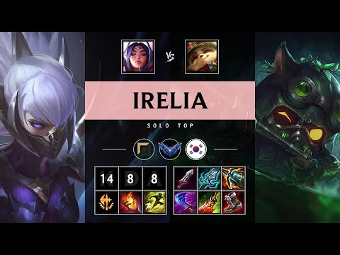 Irelia Top vs Teemo - KR Diamond Patch 25.15