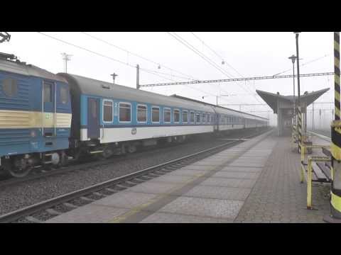 ČD 362.174 - Odjezd vlaku R 838 - Ostrava-Svinov, 18.1.2014