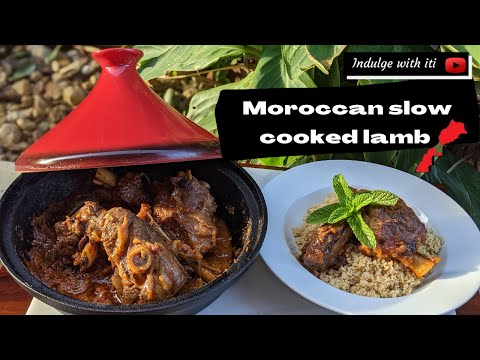 Tender Moroccan slow cooked lamb shanks | North African cuisine | indulge with iti