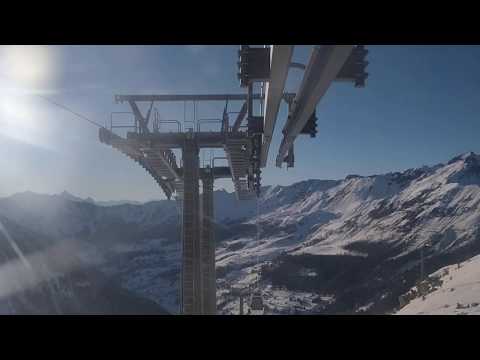 Discesa integrale cabinovia Leitner "Crest - Alpe Ostafa III" - Champoluc (AO)