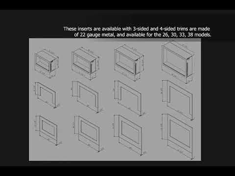 TRD & Insert Lumina Electric Fireplace by Amantii