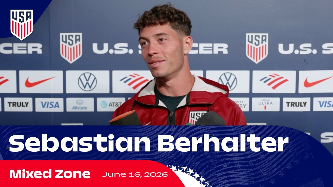 Sebastian Berhalter | Mixed Zone | 2026 FIFA World Cup | June 16