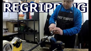 HOW to regrip your golf clubs - Easy STEP BY STEP Guide