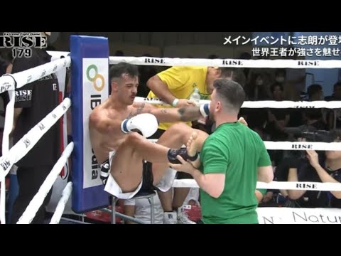 「形がおかしい」「ボコボコだ」カーフキックでファン騒然の事態 テンプル打ち抜く衝撃KO決着