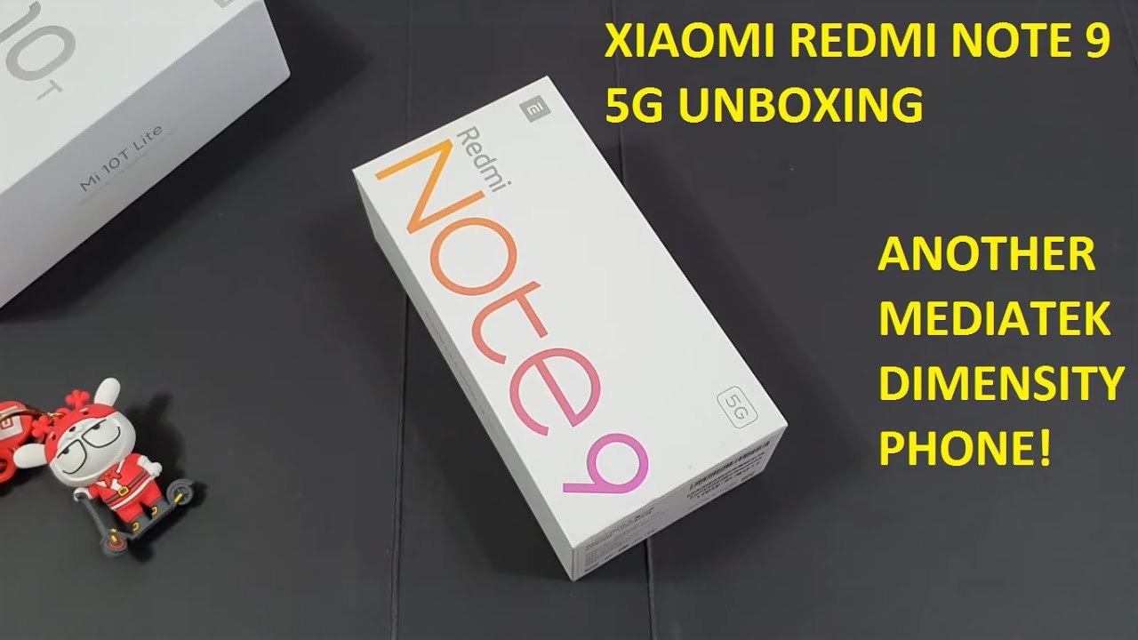 Xiaomi Redmi Note 9 5G (Redmi Note 9T) Unboxing. Mediatek Dimensity 800U Processor. Budget 5G Again!