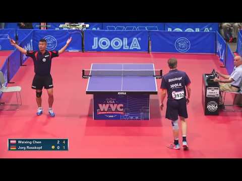 2018 World Veteran Championships - Mens Singles 45+ Final - Chen Weixing (AT) vs Jorg Rosskopf (DE)