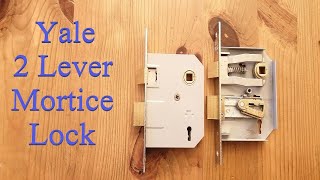 #15 Yale 2 Lever Mortice lock picked and gutted