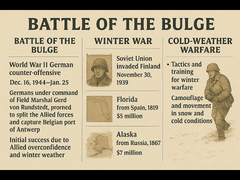Battle Of The Bulge Winter War.