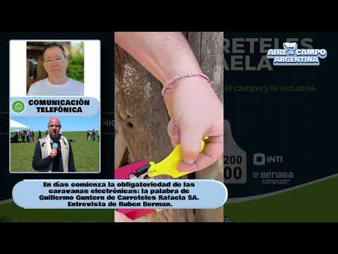 Caravanas electrónicas: la palabra de Guillermo Guntern de Carreteles Rafaela.