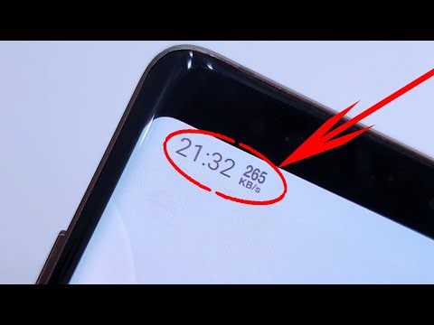 Show internet Speed on Android phone