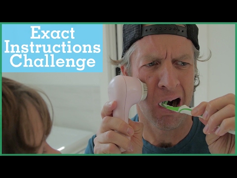 Exact Instructions Challenge!! | The Holderness Family