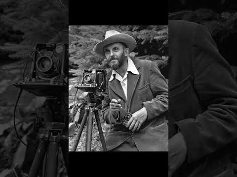 英米語学科 アンセル・アダムス　アメリカの写真家　カリフォルニア州ヨセミテ渓谷のモノクロ写真で有名　グループf/64のメンバー　