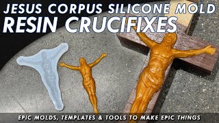 Jesus Corpus Silicone Mold To Turn Your Crosses Into Crucifixes