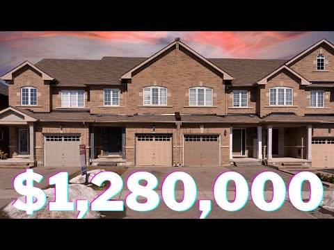 Touring a $1,280,000 Townhouse in Vaughan, Ontario