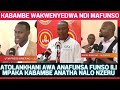 MAFUNSO AMTOPORA OMWE ATOLANKHANI ANAWAFUNSA A KABAMBE LERO KU PRESS BRIEFING NDIPO AYANKHA CHONCHI