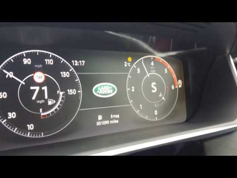 2017 Range Rover Vogue SDV8 Acceleration  0-100 0-62