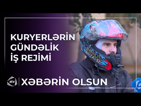 Kuryerlərin gündəlik iş rejimi
