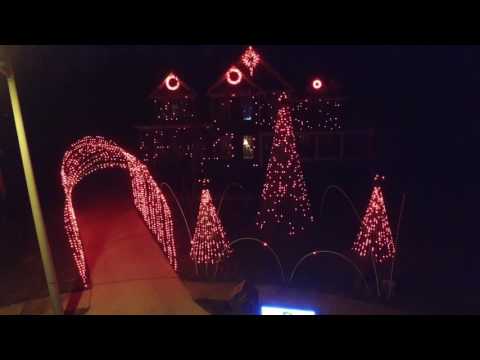 Pugh Family Christmas Light Show Pentatonix Hallelujah