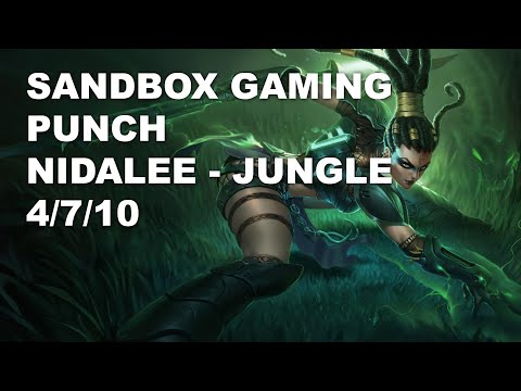 SANDBOX Gaming Punch Jungle Nidalee vs Graves - KR Grandmaster Patch 10.8